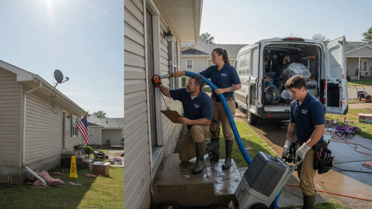 Ceiling Water Damage Restoration in Wampsville, NY near me